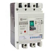 Выключатель автоматический ВА-99М  100/100А 3P 50кА с электронным расцепителем PROxima | код. mccb99-100-100me | EKF 